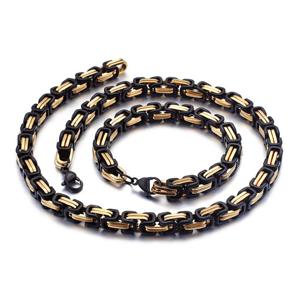 Master Link Chain - 5Mm 6Mm 8Mm Punk Zwart Byzantijnse