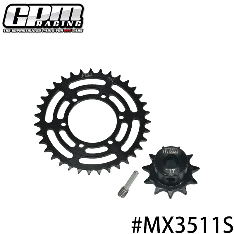Chain Sprocket Set - GPM Koolstofstaal Hub Kettingwiel Set 35