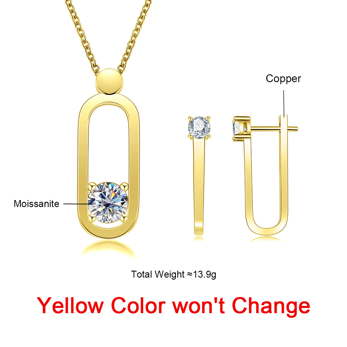 AnuJewel 2ct D Kleur Moissanit - Ansi Chain recensie en prijs