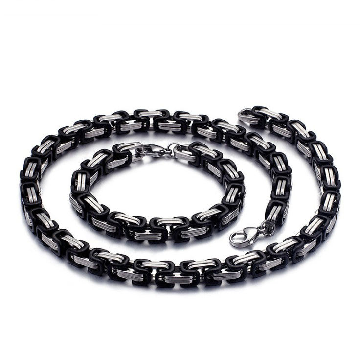 5Mm 6Mm 8Mm Punk Zwart Byzanti - Master Link Chain recensie en prijs
