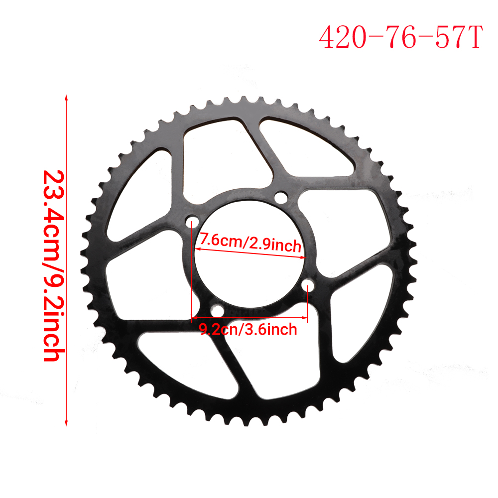 57T Achtertandwiel ID 76mm voo - Sprocket Chain recensie en prijs