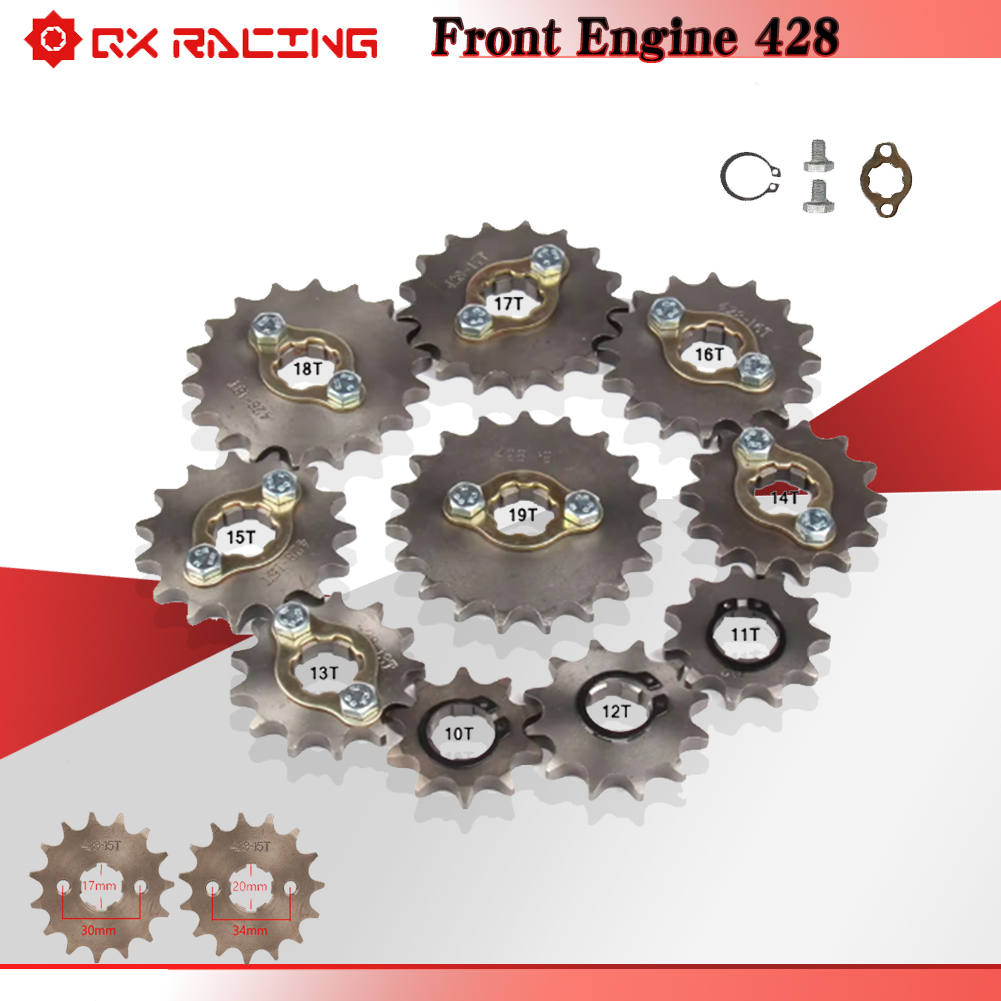 17 20mm 10 T-19 T Voor Motor T - 428 Chain recensie en prijs