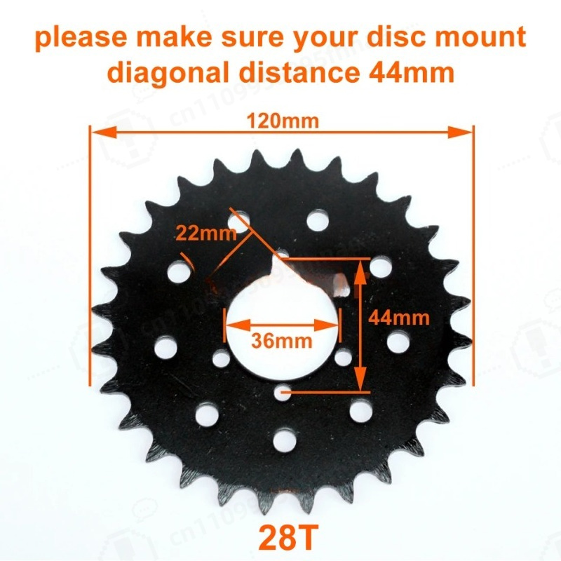 DIY 250W 350W Goedkope Oplossi - Sprocket Chain recensie en prijs